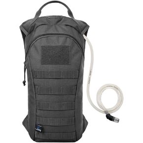 LA Police Gear 2L (70 ounces) 600D Polyester Emergency Hydration Bladder Pack for Running, Hiking, Cycling, Climbing, Camping, Biking, and Tactical,