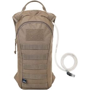 LA Police Gear 2L (70 ounces) 600D Polyester Emergency Hydration Bladder Pack for Running, Hiking, Cycling, Climbing, Camping, Biking, and Tactical,
