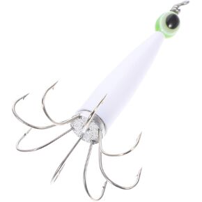 VANZACK Professional Glowing in Dark Night Luminous Fishing Lures Baits Squid Hook