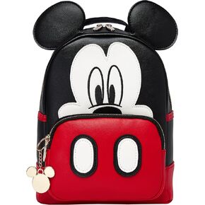 Disney Backpack For Women | Mickey Mouse Backpack With Keychain | Cute Mini Backpack For Women | Womens bag | One Size Black