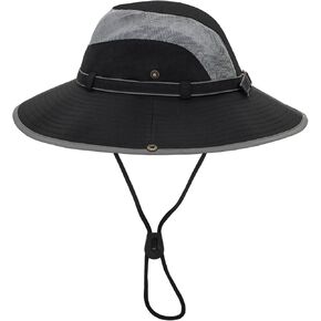 Breathable Outdoor Fishing-Hat Foldable Sun-Hats for Men - Unisex UV-Protection Packable Summer Bucket Hat Gardening Safari