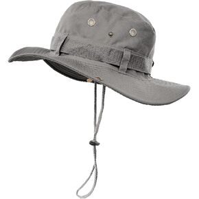 Surblue Boonie Sun Hat Windproof Fishing Hat UPF 50+ UV Protection for Hiking, Travel