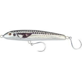Nomad Design Riptide 105 Fast Sinking - sub Surface stickbait, BKK Diablo 5X Singles 2/0 Hooks, 4" 1-1/4 oz, Mullet