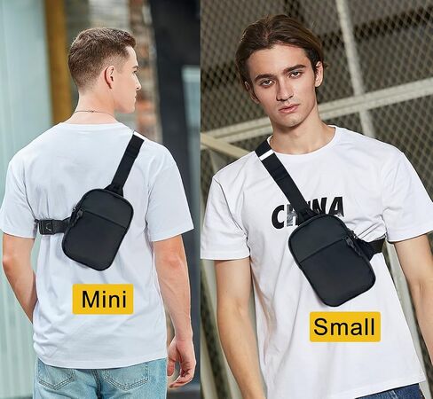 Sling Bag Men Small Crossbody Personal Pocket Anti-Thief Chest Bag Women Sling Backpack Casual Phone Bag for Travel in Saudi Arabia