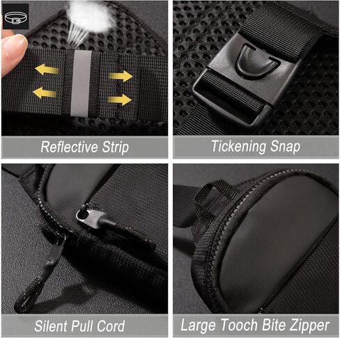 Sling Bag Men Small Crossbody Personal Pocket Anti-Thief Chest Bag Women Sling Backpack Casual Phone Bag for Travel in Saudi Arabia