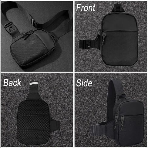Sling Bag Men Small Crossbody Personal Pocket Anti-Thief Chest Bag Women Sling Backpack Casual Phone Bag for Travel in Saudi Arabia