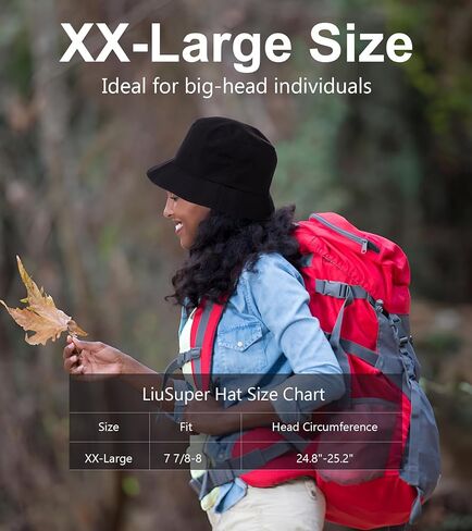 Bucket Hats for Men XXL, Quick Dry Sun Hats for Women, Packable Foldable Summer Outdoor Cap for Fishing, Hiking in Saudi Arabia