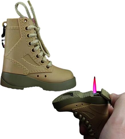 Butane Lighter, Shoe Lighter, Boot Keychain Jet Flame Lighter, Windproof Lighter, Windproof Lighter with Bottle Opener for Camping, Barbecue, Candles, Birthday, Men's Gifts (Odorless). in Saudi Arabia