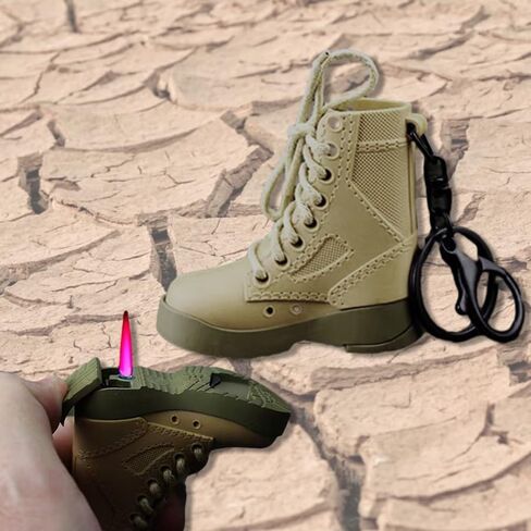 Butane Lighter, Shoe Lighter, Boot Keychain Jet Flame Lighter, Windproof Lighter, Windproof Lighter with Bottle Opener for Camping, Barbecue, Candles, Birthday, Men's Gifts (Odorless). in Saudi Arabia