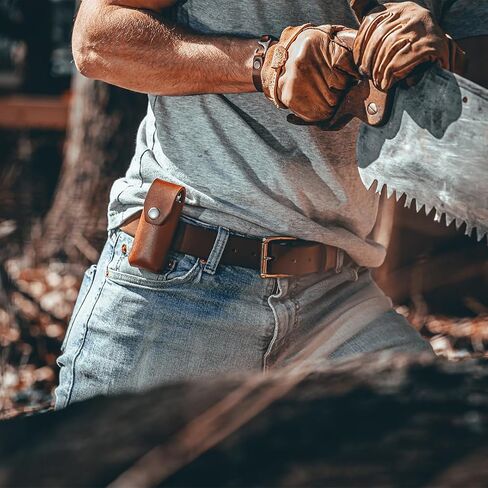 Leather Sheath for Leatherman Charge and Charge TTI - Made in USA by American Bench Craft in Saudi Arabia