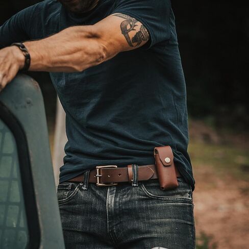 Leather Sheath for Leatherman Charge and Charge TTI - Made in USA by American Bench Craft in Saudi Arabia