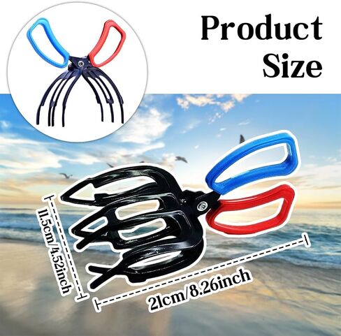 Fish Claw Gripper Fishing Pliers Gripper Metal Fish Gripper Fish Control Clamp Control Forceps for Catch Fish Fishing Accessories for Most Freshwater Fish in Saudi Arabia