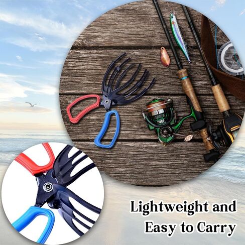 Fish Claw Gripper Fishing Pliers Gripper Metal Fish Gripper Fish Control Clamp Control Forceps for Catch Fish Fishing Accessories for Most Freshwater Fish in Saudi Arabia