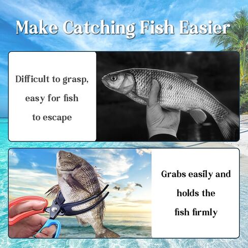 Fish Claw Gripper Fishing Pliers Gripper Metal Fish Gripper Fish Control Clamp Control Forceps for Catch Fish Fishing Accessories for Most Freshwater Fish in Saudi Arabia