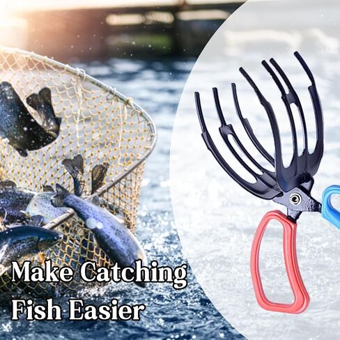 Fish Claw Gripper Fishing Pliers Gripper Metal Fish Gripper Fish Control Clamp Control Forceps for Catch Fish Fishing Accessories for Most Freshwater Fish in Saudi Arabia