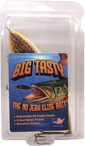 طُعم صيد السمك Big Tasty مقاس 8 بوصات بدون اهتزاز في المياه العذبة والمياه المالحة - RB in Saudi Arabia