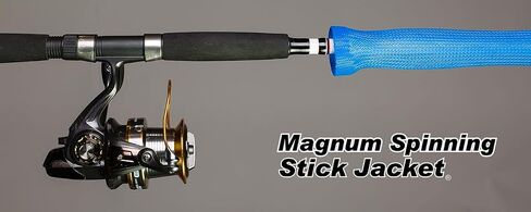 RITE-HITE Orin Briant Stick Jacket أغطية قضبان الصيد - Magnum Spinning؛ لقضبان التصيد والقفز، والمسك، وسمك السلمون المرقط في البحيرة، وسمك السلور والعديد من أنواع المياه المالحة. in Kuwait
