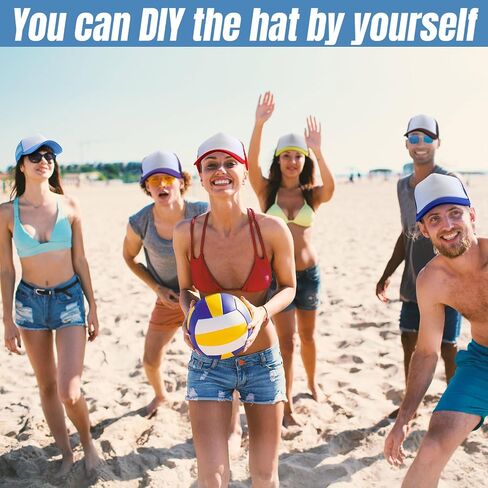 36 Pcs Sublimation Blank Trucker Cap Polyester Mesh Back Trucker Hat Summer Breathable Snapback Trucker Hats for Men Women Golf Beach Fishing Running in Saudi Arabia