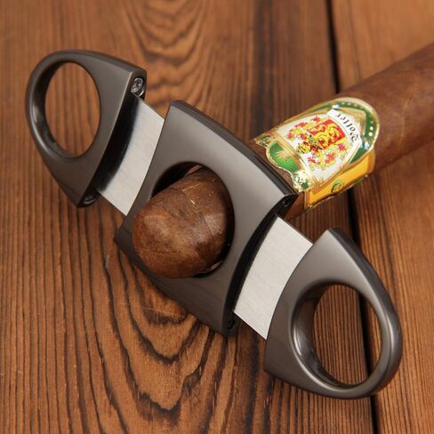 Gold Metal Plating Cigar Lighter and Champagne Cigar Cutter Set in Saudi Arabia