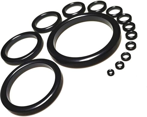 طقم تصليح دليل قضيب الصيد قضيب السيراميك أدلة حلقة الصيد رود دليل مركز حلقة 15 أحجام 28 قطعة (3 #-40 #) in Kuwait