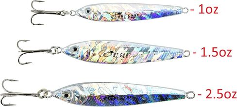 1.5oz-2.5oz Bullet Jig - 3 Pack - 4 Colors & 3 Weights to Choose from in Saudi Arabia