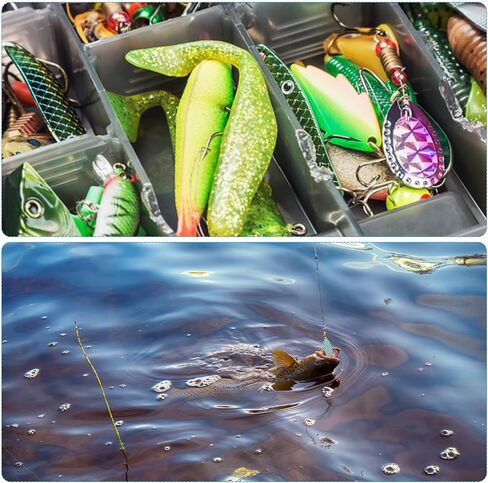 PATIKIL Assorted Reflective Fishing Lure Stickers, 24Pcs Adhesive Holographic Making Sticker Crafts DIY Film Flash Lure Tape for Fishing Lure Making Metal Baits in Saudi Arabia