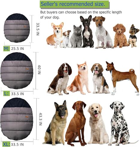 Portable Camping Travel Dog Bed, Waterproof Extra Large Camping Dog Bed/Mat, Rollable Portable Pet Dog Sleeping Bag in Saudi Arabia