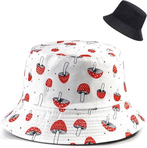 قبعة دلو للجنسين، قبعة شمس للشاطئ، قبعة صيد للرجال والنساء والمراهقين، ملابس مزدوجة الجانب قابلة للعكس in Kuwait
