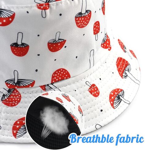 قبعة دلو للجنسين، قبعة شمس للشاطئ، قبعة صيد للرجال والنساء والمراهقين، ملابس مزدوجة الجانب قابلة للعكس in Kuwait