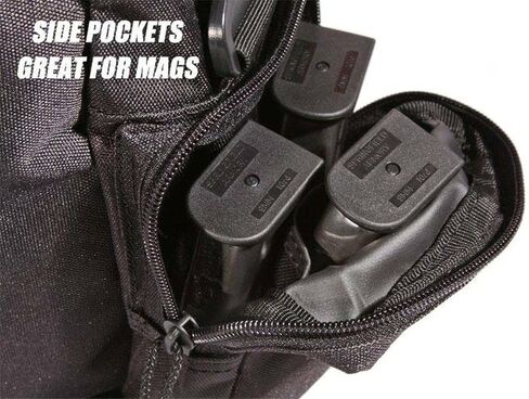 LA Police Gear Zombie Hunter Range Gear Bag, Tactical Handgun Bag for Range, Bug Out Bag for Zombies in Kuwait