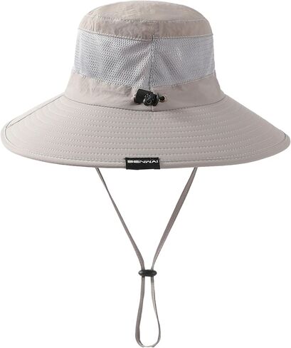 Sun Hats for Men Women Wide Brim Fishing Hat UPF 50+ Sun Protection Bucket Hat for Safari Hiking Gardening Beach in Saudi Arabia