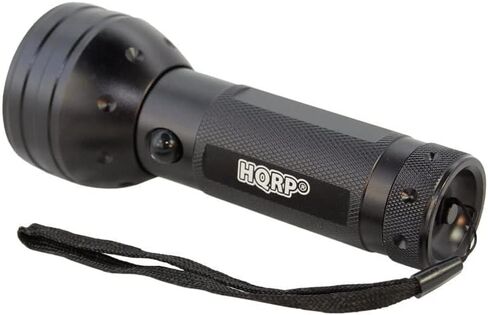 HQRP Portable Pocket Red Light Flashlight 9 LEDs for Watching Iguanas, Snakes, Hamsters, Hedgehogs, Turtles, Reptiles at Night, for Night-time Activities and Night Observation, Red Light Torch in Saudi Arabia