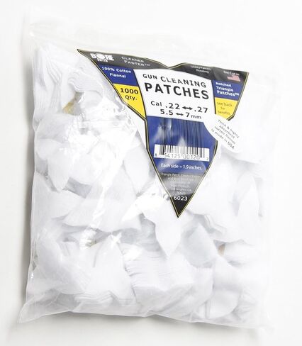 BoreSmith Triangle Patches, Cal 27 Thru 35, Premium Gun Cleaning Patches in Saudi Arabia