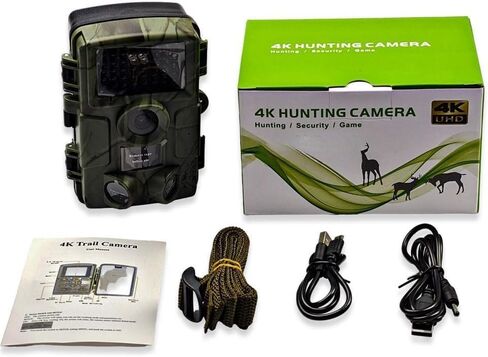 PR4000 Trail Camera WiFi 60MP 4K Game Camera for Wildlife Deer Scouting Hunting or Property Security, Camo - No Glow Night Vision Motion Activated Waterproof in Saudi Arabia