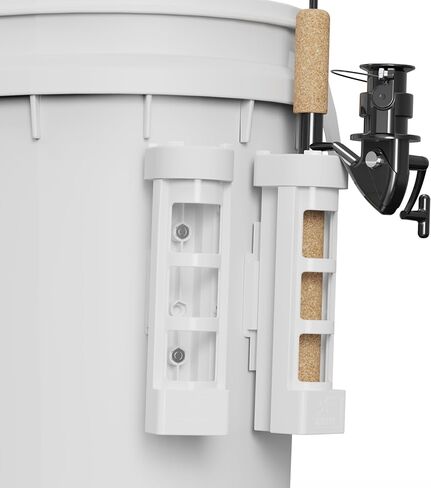 Detachable Fishing Rod Holders with 3M VHB Mounting Tape and Screws, Wall Mounted Rod Holder, Portable Fishing Pole Holders for Cooler, Bucket, Boats, Kayak, Garage, Trailer in Saudi Arabia