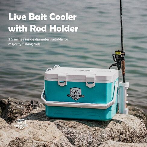 Detachable Fishing Rod Holders with 3M VHB Mounting Tape and Screws, Wall Mounted Rod Holder, Portable Fishing Pole Holders for Cooler, Bucket, Boats, Kayak, Garage, Trailer in Saudi Arabia