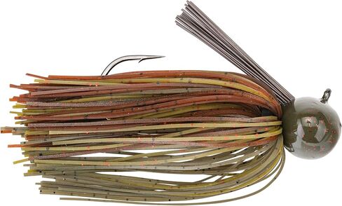 Strike King (TDJ34-46) Tour Grade Football Jig Fishing Lure, 46 - Green Pumpkin, 3/4 oz, Wide Football Shaped Head in Saudi Arabia
