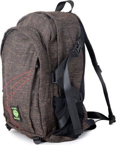 DIME BAGS Urban Hemp Backpack | Original Hemp Backpack for All Genders | Includes Secret Pocket & Removable Airtight Poly Bag (Forest) in Kuwait