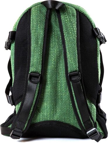 DIME BAGS Urban Hemp Backpack | Original Hemp Backpack for All Genders | Includes Secret Pocket & Removable Airtight Poly Bag (Forest) in Kuwait