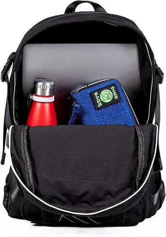DIME BAGS Urban Hemp Backpack | Original Hemp Backpack for All Genders | Includes Secret Pocket & Removable Airtight Poly Bag (Forest) in Kuwait