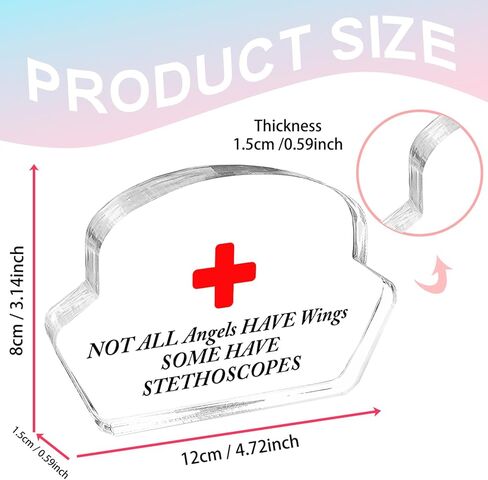 Nurse Gifts Appreciation Gifts Thank You Gifts for Men Women Nurse Medical Assistant RN Nurse Clear Acrylic Keepsake Office Table Decor Sign Idea Gift - Working the pole in Saudi Arabia