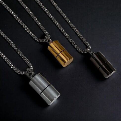 Vintage Trench Lighters, Necklace Lighters, Grinding Wheel Kerosene Lighters, Men's Lighters, Soft Flame Lighters, Cool Lighters, Small Lighters, Wilderness Survival Lighters (No Gas) (Black) in Saudi Arabia