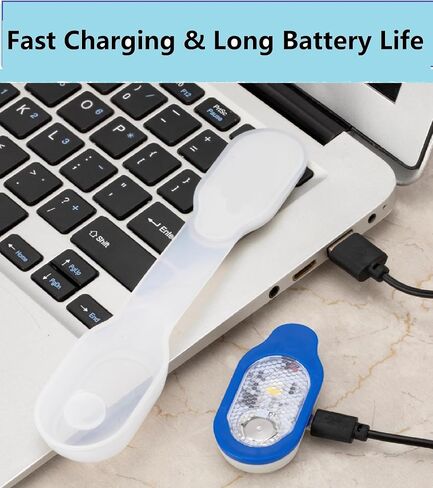 LED Flashlight Clip On Flashlight Nursing Night Light Clip Hands Free Rechargeable Safety Night Shift Lights for Outdoor Sports in Saudi Arabia