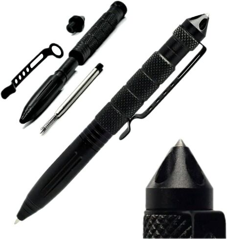 Tactical Pen Multi Tool Metal Pen Great For EDC Aluminum Construction with Glass Breaker 52601 in Saudi Arabia