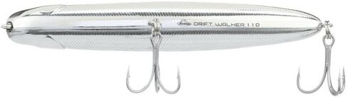 Berkley Saltwater Drift Walker Topwater Fishing Lure, Black Silver, 3/8 oz, 3.5in, Tail Weighted Design Tuned for Casting Distance, Equipped with Fusion19 Hook in Saudi Arabia