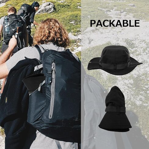 Surblue Boonie Sun Hat Windproof Fishing Hat UPF 50+ UV Protection for Hiking, Travel in Kuwait