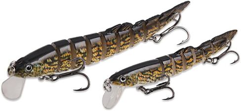 2pcs Fishing baits - Biomimetic Fish Bait - Biomimetic Loach Bait - Most Suitable for Saltwater and Freshwater Fish Bait - A Must-Have Tool for Men's Fishing - Bass Bait in Saudi Arabia