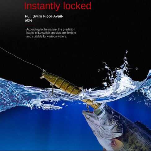 2pcs Fishing baits - Biomimetic Fish Bait - Biomimetic Loach Bait - Most Suitable for Saltwater and Freshwater Fish Bait - A Must-Have Tool for Men's Fishing - Bass Bait in Saudi Arabia