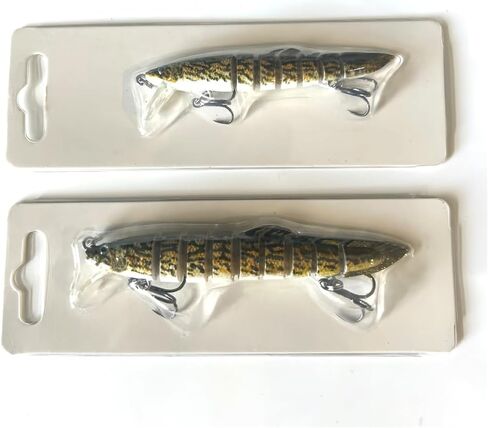 2pcs Fishing baits - Biomimetic Fish Bait - Biomimetic Loach Bait - Most Suitable for Saltwater and Freshwater Fish Bait - A Must-Have Tool for Men's Fishing - Bass Bait in Saudi Arabia