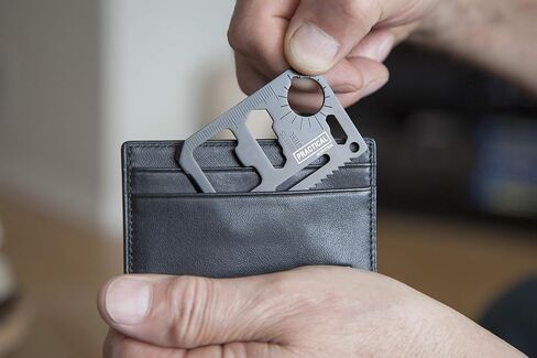 The Original Credit Card Survival Tool - 11 Essential Tools in 1 - Utility Key Multitool in Saudi Arabia